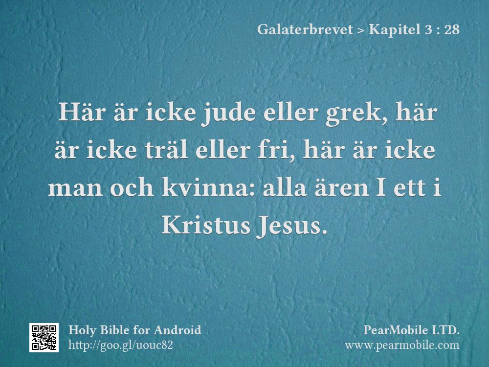 Galaterbrevet, Kapitel 3:28